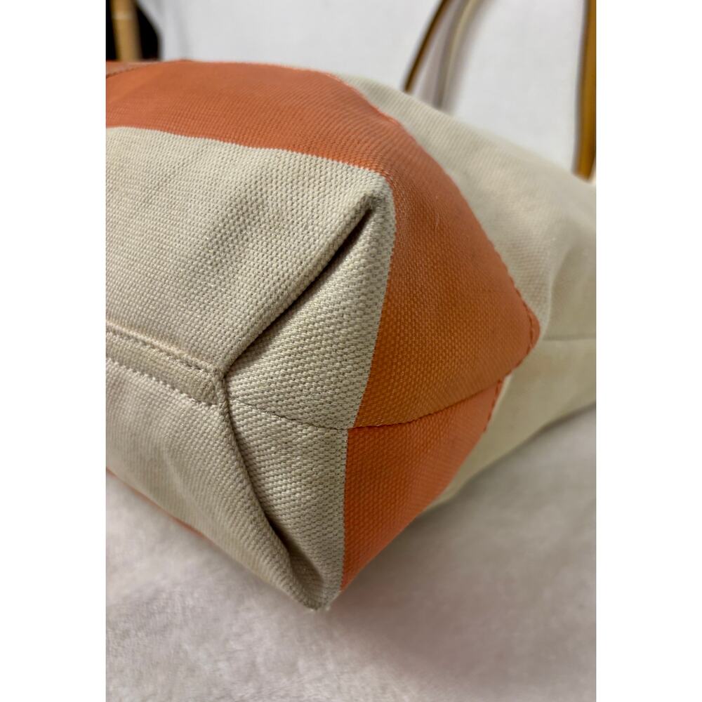 Coach Pierre Le Tan Beach Umbrella Canvas Tote with Luggage Tag - Picture 8 of 17